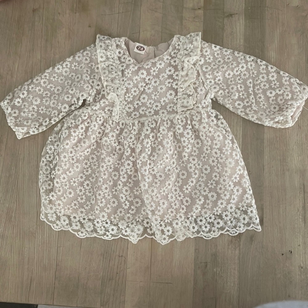 Cute lace detail baby dress